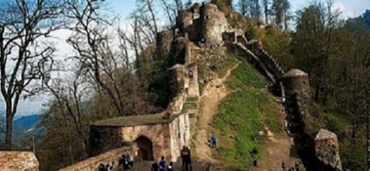 Rudkhani Fortress or Hesami Castle or Rudkhani Castle is the name of a castle from the Seljuk era Rudkhani Fortress or Hesami Castle or Rudkhani Castle is the name of a castle from the Seljuk era